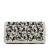 Bottega Veneta AB Bottega Veneta White Calf Leather Intrecciato Clutch Italy