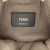 Fendi B Fendi Orange with White Suede Leather Mini Zucca F is Fendi Mon Tresor Bucket Italy