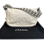 Chanel B Chanel White Ivory Calf Leather CC skin Triple Chain Flap Italy