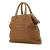 Bottega Veneta B Bottega Veneta Brown Light Brown Calf Leather Maxi Intrecciato Convertible Tote Italy