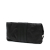 Gucci B Gucci Black Calf Leather Bamboo Lucy Fold Over Clutch Italy