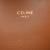 Celine B Celine Brown Dark Brown Coated Canvas Fabric Triomphe Claude Shoulder Bag Italy