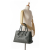 Bottega Veneta B Bottega Veneta Gray Dark Gray Nappa Leather Leather Medium Nappa Intrecciato Roma Satchel Italy