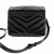 Saint Laurent Loulou Toy Chevron Quilted 2-Ways Envelope Bag Black