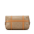 Celine B Celine Brown Beige Coated Canvas Fabric Macadam Boston Bag Italy