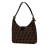 Fendi B Fendi Brown Canvas Fabric Zucca Shoulder Bag Italy