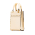 Fendi AB Fendi White Ivory Calf Leather Mini Sunshine Shopper Tote Italy