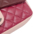 Chanel B Chanel Red Burgundy Lambskin Leather Leather Paris Edinburgh Medium Tricolor Single Flap Italy