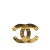 Chanel B Chanel Gold Gold Plated Metal CC Brooch France