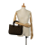 Fendi B Fendi Brown Canvas Fabric Small Zucca Twins Tote Italy