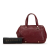 Bvlgari B Bvlgari Red Burgundy Calf Leather Small skin Fabiola Bowling Bag Italy