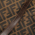 Fendi B Fendi Brown Canvas Fabric Zucca Baguette Italy