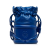 Alexander McQueen AB Alexander McQueen Blue Calf Leather Small The Curve Bucket Bag Italy