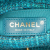 Chanel AB Chanel Blue Tweed Fabric Mini Pending CC Flap Italy