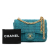 Chanel AB Chanel Blue Tweed Fabric Mini Pending CC Flap Italy