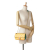 Chanel B Chanel Yellow Lambskin Leather Leather Small Quilted Lambskin Cuba Color Flap Italy