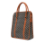 Goyard B Goyard Black with Brown Coated Canvas Fabric Goyardine Bourgogne France