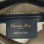 Christian Dior B Dior Blue Canvas Fabric Medium Oblique Saddle Italy