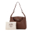 Hermès AB Hermès Brown Calf Leather Clemence Lindy 30 France