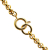 Chanel B Chanel Gold Gold Plated Metal CC Heart Pendant Necklace France