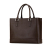 Burberry B Burberry Brown Dark Brown Calf Leather Tote United Kingdom