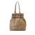 Bottega Veneta AB Bottega Veneta Brown Suede Leather Drawstring Tote Italy