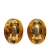 Chanel AB Chanel Gold Gold Plated Metal CC Round Clip On Earrings France