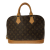 Louis Vuitton B Louis Vuitton Brown Monogram Canvas Canvas Monogram Alma PM France