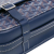 Goyard AB Goyard Blue Coated Canvas Fabric Goyardine Belvedere MM France