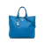 Prada B Prada Blue Calf Leather Vitello Daino Satchel Italy