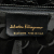 Salvatore Ferragamo B Ferragamo Black Calf Leather Croc Embossed Vara Bow Satchel Italy