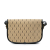 Saint Laurent AB Saint Laurent Brown Beige Canvas Fabric Medium Monogram All Over Crossbody Italy