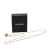 Chanel B Chanel Gold Beige Gold Plated Metal Enamel CC Studded Sphere Pendant Necklace France