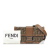 Fendi AB Fendi Brown Coated Canvas Fabric Zucca Baguette Trunk Italy