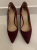 Tory Burch Escarpins daim bordeaux