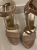 Stuart Weitzman Platform gold sandals