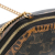 Celine AB Celine Black Coated Canvas Fabric Triomphe Clutch On Chain Italy