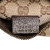 Gucci B Gucci Brown Beige Canvas Fabric GG Double Pocket Belt Bag Italy