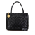 Chanel B Chanel Black Caviar Leather Leather Caviar Medallion Tote France