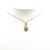 Chanel B Chanel Gold Gold Plated Metal Rhinestones CC Pendant Necklace France