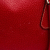 Prada B Prada Red Calf Leather Cinghiale Bauletto Handbag Italy