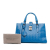 Bottega Veneta AB Bottega Veneta Blue Calf Leather Small Intrecciato Roma Italy