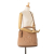 Gucci B Gucci Brown Beige Calf Leather Large Soho Convertible Hobo Italy