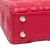 Christian Dior AB Dior Red Lambskin Leather Leather Micro Lambskin Cannage Lady Dior Italy