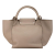 Celine B Celine Brown Beige Calf Leather Small Big Satchel Italy