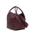 Loro Piana AB Loro Piana Red Burgundy Calf Leather Small Grained skin Bale Bag Italy