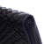 Bottega Veneta AB Bottega Veneta Blue Navy Calf Leather Quilted Zip Around Long Wallet Italy