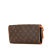 Louis Vuitton B Louis Vuitton Brown Monogram Canvas Canvas Monogram Pochette Twin GM France