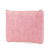 Chanel AB Chanel Pink Straw Natural Material Small Deauville O Case Clutch Italy