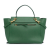 Celine B Celine Green Calf Leather Mini Belt Satchel Italy